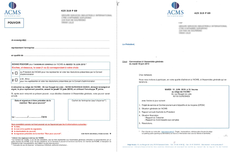 50 000 convocations ACMS